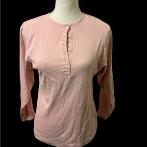 Eddie Bauer women’s small Pink Button-Up Women's Top